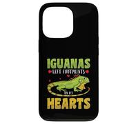 Iguanas left footprints on my hearts - Iguana Case for iPhone 13 Pro