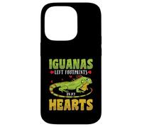 Iguanas left footprints on my hearts - Iguana Case for iPhone 14 Pro