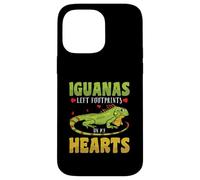 Iguanas left footprints on my hearts - Iguana Case for iPhone 14 Pro Max
