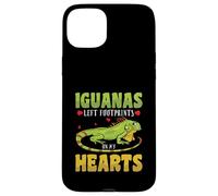 Iguanas left footprints on my hearts - Iguana Case for iPhone 15 Plus