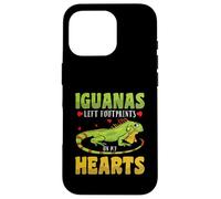 Iguanas left footprints on my hearts - Iguana Case for iPhone 16 Pro