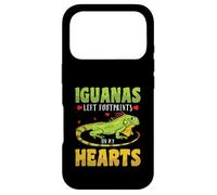 Iguanas left footprints on my hearts - Iguana Case for iPhone 17 Pro