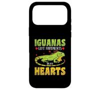 Iguanas left footprints on my hearts - Iguana Case for iPhone 17 Pro Max
