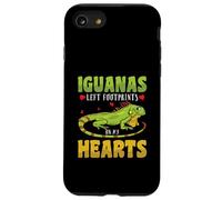 Iguanas left footprints on my hearts - Iguana Case for iPhone SE (2020) / 7/8