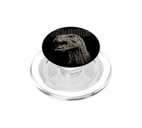 Iguanodon Face Dinosaur Wildlife Nature Dino Iguanodon PopSockets PopGrip for MagSafe