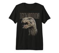 Iguanodon Face Dinosaur Wildlife Nature Dino Iguanodon Premium T-Shirt