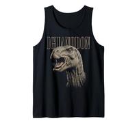 Iguanodon Face Dinosaur Wildlife Nature Dino Iguanodon Tank Top