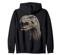 Iguanodon Face Dinosaur Wildlife Nature Dino Iguanodon Zip Hoodie