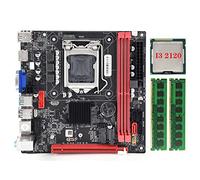 IGUATU 1Set B75A (B75) LGA1155 DDR3 Motherboard+I3 2120 CPU+2X4G DDR3 1600Mhz RAM Support NVME M.2+WIFI M.2 Interface USB3.0 PCB