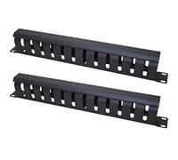 IGUATU 2 x Server Racks 19 Inches with Horizontal Support for 1U Cable Management