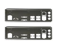 IGUATU 2X I/O Shield Back Plate for B250C B75 12USB B75 8USB Mining Motherboard IO Baffle Chassis Bracket