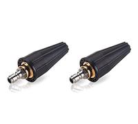 IGUATU 2x Pressure Washer Tips Turbo Nozzle, Rotary Nozzle for Pressure Washer with Quick Coupling 1/4 Inch 2000 PSI, Orifice 2.5