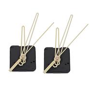 IGUATU 2X Silent Wall Clock Mechanism Watch DIY Mechanism Quartz Clock Movement Parts Repair Clock Parts Hands Tools