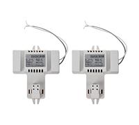 IGUATU 2X White Plastic Shell 4 Pin 2D Tube Bulb Fluorescent AC 220V 0.19A 38W