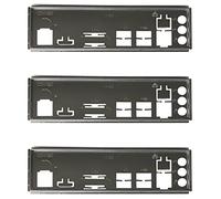 IGUATU 3X I/O Shield Back Plate for B250C B75 12USB B75 8USB Mining Motherboard IO Baffle Chassis Bracket