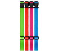 IGUATU 4Piece Beach Towel Clips with Elastic Bands - Stretch Chair Holder Windproof for Vacation