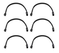 IGUATU 6X Cpu Female Power Extension Cable Atx 4 Pin P4 A Atx P4 Black