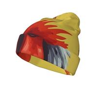 IguaTu Art Chicken Painting Warm Knit Beanie Winter Hat for Men and Women Soft Stretchy Thermal Hat for Everyday Cold Weather Comfort
