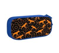 IguaTu Black Gibbon Monkey Large Capacity Pencil Case - Double Layer Stationery Organiser for School, Office, Travel Use