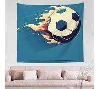 IguaTu Blue Basketball Tapestry for Wall Decor 60x51in - Boho Room Aesthetic Hanging for Bedroom, Dorm or Living Room