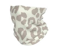 IguaTu Brown Pattern Leopard Multi-Functional Neck Scarf For Men/Women- Stretchy Warm Windproof Mask | Sports Outdoor Scarf For Fishing Cycling | 26cm X 30cm