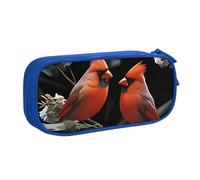 IguaTu Cardinals Birds Fauna Wild Large Capacity Pencil Case - Double Layer Stationery Organiser for School, Office, Travel Use