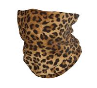 IguaTu Cute Leopard Multi-Functional Neck Scarf For Men/Women- Stretchy Warm Windproof Mask | Sports Outdoor Scarf For Fishing Cycling | 26cm X 30cm