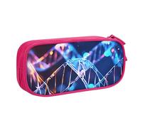 IguaTu DNA Genetic Helix Large Capacity Pencil Case - Double Layer Stationery Organiser for School, Office, Travel Use