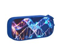 IguaTu DNA Genetic Helix Large Capacity Pencil Case - Double Layer Stationery Organiser for School, Office, Travel Use