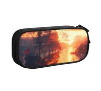 IguaTu Fantasy Pirate Ship Large Capacity Pencil Case - Double Layer Stationery Organiser for School, Office, Travel Use