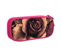 IguaTu Gothic Rose Pencil Case, Large Capacity Double Layer Student Pencil Case - Durable Oxford Fabric School and Office Supplies Organizer
