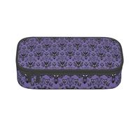 IguaTu Haunted Mansion Large Capacity Pencil Case for School, Stationery Organiser Pouch with Compartments, Zipper Bag