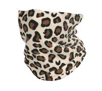 IguaTu Leopard Print Multi-Functional Neck Scarf For Men/Women- Stretchy Warm Windproof Mask | Sports Outdoor Scarf For Fishing Cycling | 26cm X 30cm