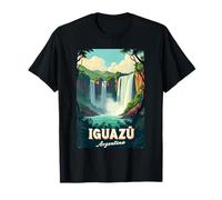 Iguazú Falls National Park Argentina Retro Travel Souvenir T-Shirt
