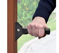 iGuerburn Doorway Flip Assist Handle, Door Assistant Support Grip Handle, Doorway Stair Assist Grab Bar for Elderly or People Who with Balance Issues - Supports Up to 300 Pounds