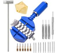 iguTrail Watch Strap Repair Tool Set, Watch Tool Pin Remover for Watch Straps, Watchmaker Tool for Watch Pins, Watch Link Tool, Watch Reducing Tool, blue