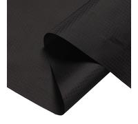 iGWHED Black Ripstop Fabric - Outdoor Polyester Fabric by the Metre - Water-Repellent, Lightweight for Sewing, Covers, Kites, Buntings, DIY Crafts & Outdoor Repair - 200x145cm