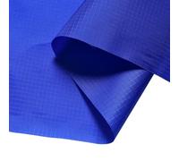 iGWHED Blue Ripstop Fabric - Outdoor Polyester Fabric by the Metre - Water-Repellent, Lightweight for Sewing, Covers, Kites, Buntings, DIY Crafts & Outdoor Repair - 100x145cm
