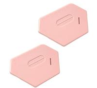 IGXX 2 Pcs Magnetic Seam Guide for Sewing Machine,Seam Guide for Sewing Machine with Scale,Universal Attachment Sewing Supplies,Polygonal Strong Magnetic Gauge(Pink)