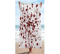 igyhuij Horror Bloodstains Beach Towel, Lightweight Absorbent Quick Dry Towel, Horror Bloodstains Beach Towels for Adults Kids & Travel Towel, Swimming, Sports, Travel Beach Towel 70 x 150 cm