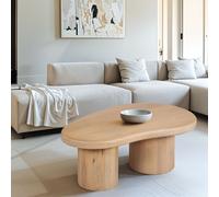 IH Design Ajmer Solid Wood Coffee Table in Brown IH Design Brown