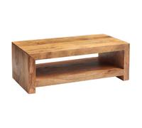 IH Design Duvid Light Mango Large Contemporary Coffee Table in Brown IH Design Brown