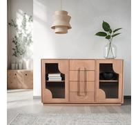 IH Design Jodhpur Solid Wooden Extra Large Sideboard in Brown IH Design Brown