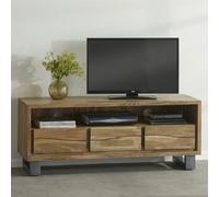 IH Design Knott Live Edge Large Media Unit - 140 cm - 45 cm - Wood