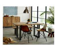 IH Design Knott Live Edge Medium Dining Table - Wood - 150CM X 85CM X 76CM (LXDXH) - Dining Table