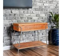 IH Design Oakland Reclaimed Box Console Table Metal and Wood - Wood - 1 - 110CM X 40CM X 80CM (LXDXH)