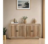 IH Design Paloma Carved Mango Wood 4 Doors Large Sideboard in Brown IH Design Brown