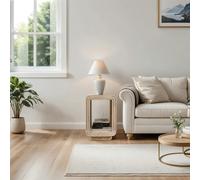 IH Design Rayne Mango Wood Bedside Table - Wood - 1 - 40X40X60cm (LXDXH)