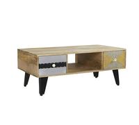 IH Design Seamon Reclaimed Wood Coffee Table with Four Drawers