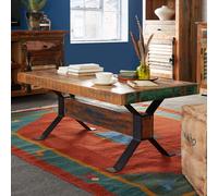 IH Design Ted Reclaimed Boat Coffee Table in Brown IH Design Brown